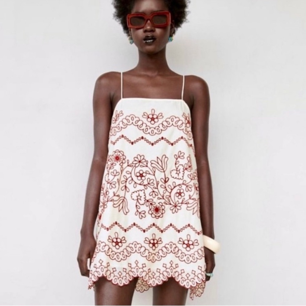Zara Embellished Mini Dress